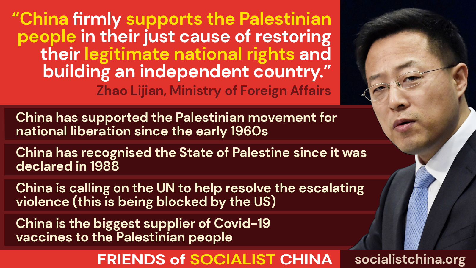 Solidarity With Palestine - Friends Of Socialist China