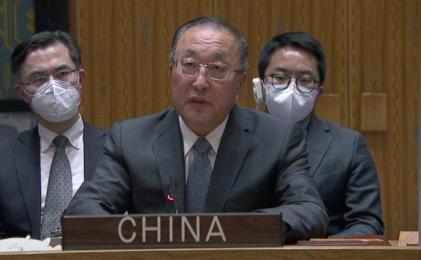 Chinese Ambassador to UN calls for diplomatic solution to Ukraine crisis