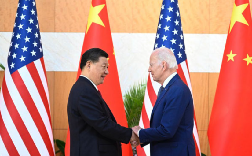 Xi Jinping meets with Joe Biden in Bali