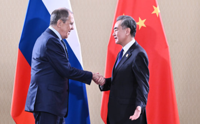 Wang Yi meets with Sergey Lavrov