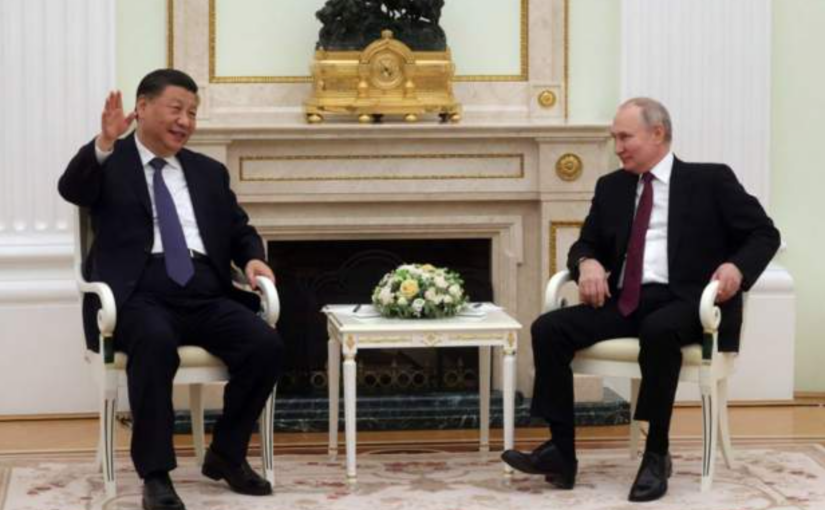 Xi Jinping and Vladimir Putin articles in leading Russian and Chinese media