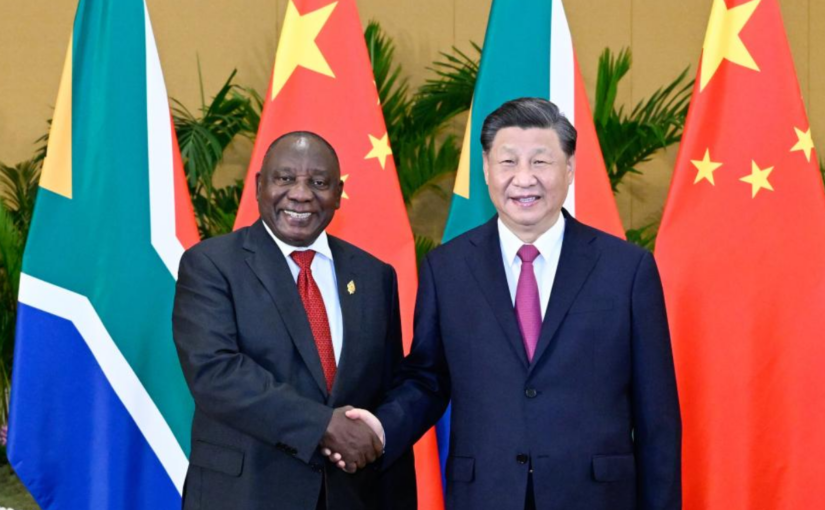 Friendly relations between China and South Africa continue to deepen