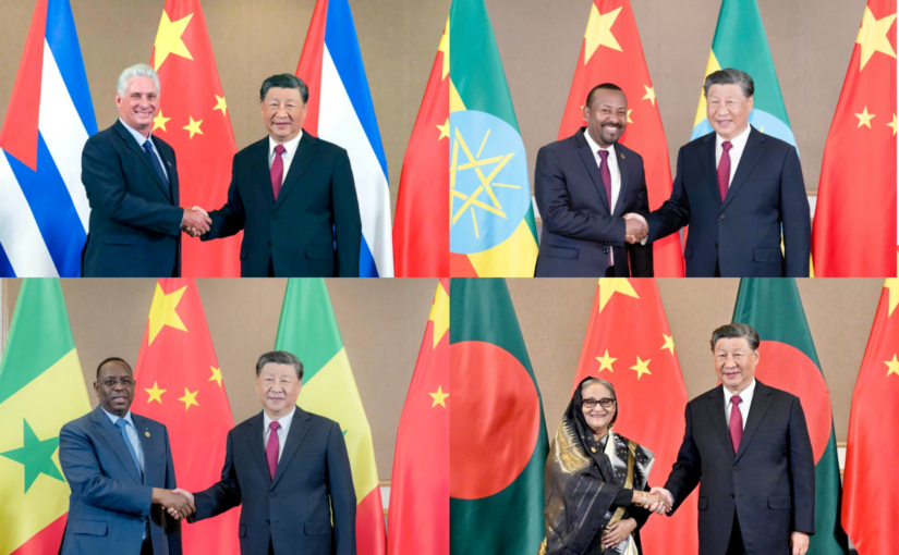 Xi Jinping meets with national leaders of Cuba, Ethiopia, Senegal and Bangladesh