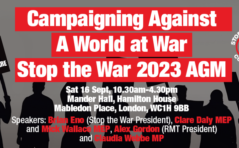 Stop the War Coalition condemns war preparations against China