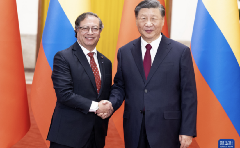 Xi Jinping holds talks with President of Colombia Gustavo Petro