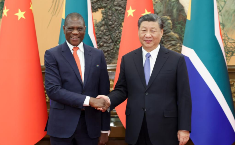 Xi Jinping meets South African deputy president