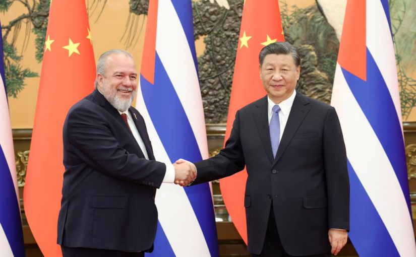 Xi Jinping meets with Cuban and Serbian PMs