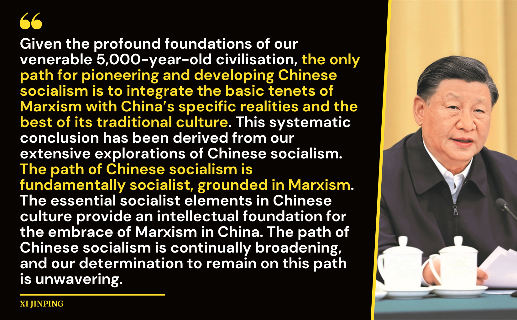 Xi Jinping: Integrate The Basic Tenets Of Marxism With China’s Specific ...