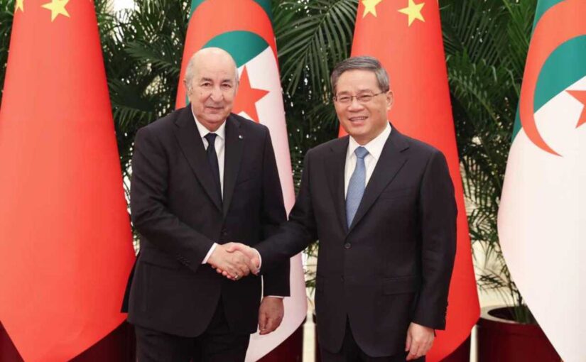 China, Algeria pledge to continue mutual support, cooperation