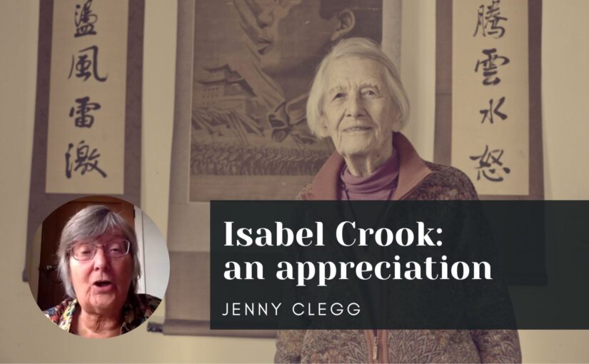 Isabel Crook: an appreciation