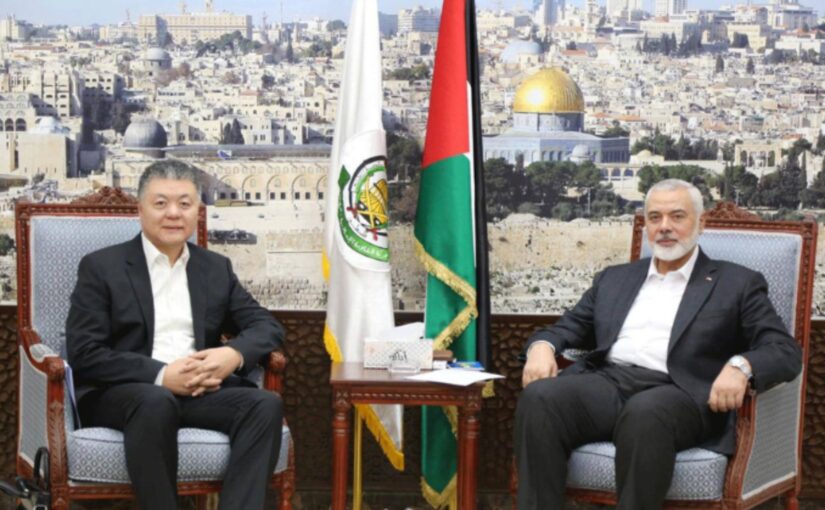 Hamas, China representatives Meet in Qatar – Haniyeh praises Beijing’s position on Gaza war
