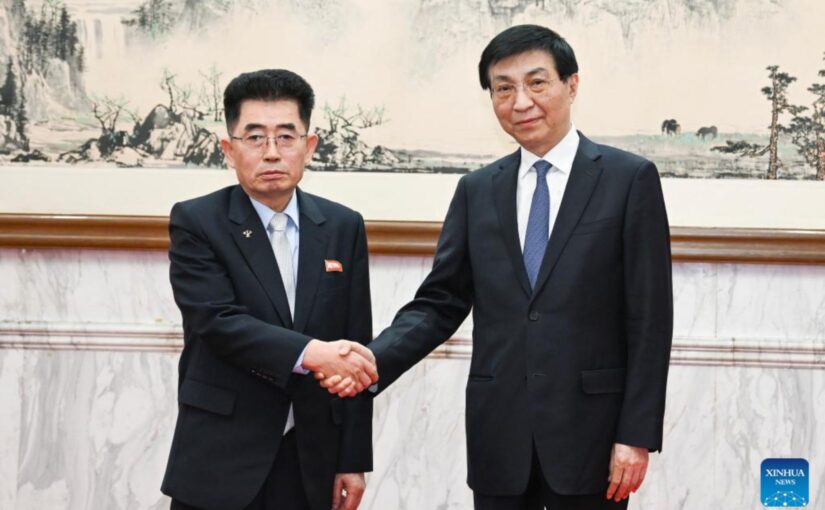 Wang Huning: China always regards the DPRK as a good comrade, good friend and good neighbour