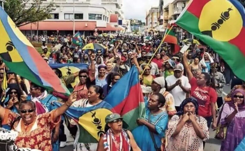 Kanak people resist French colonial rule in New Caledonia