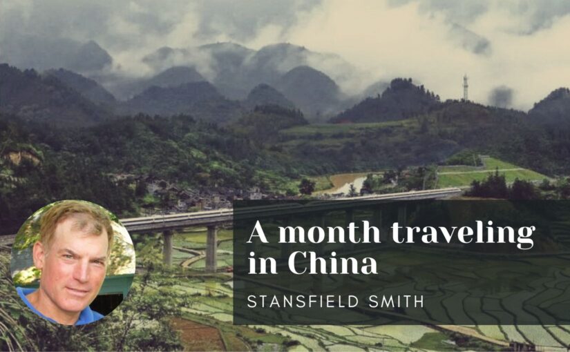A month traveling in China