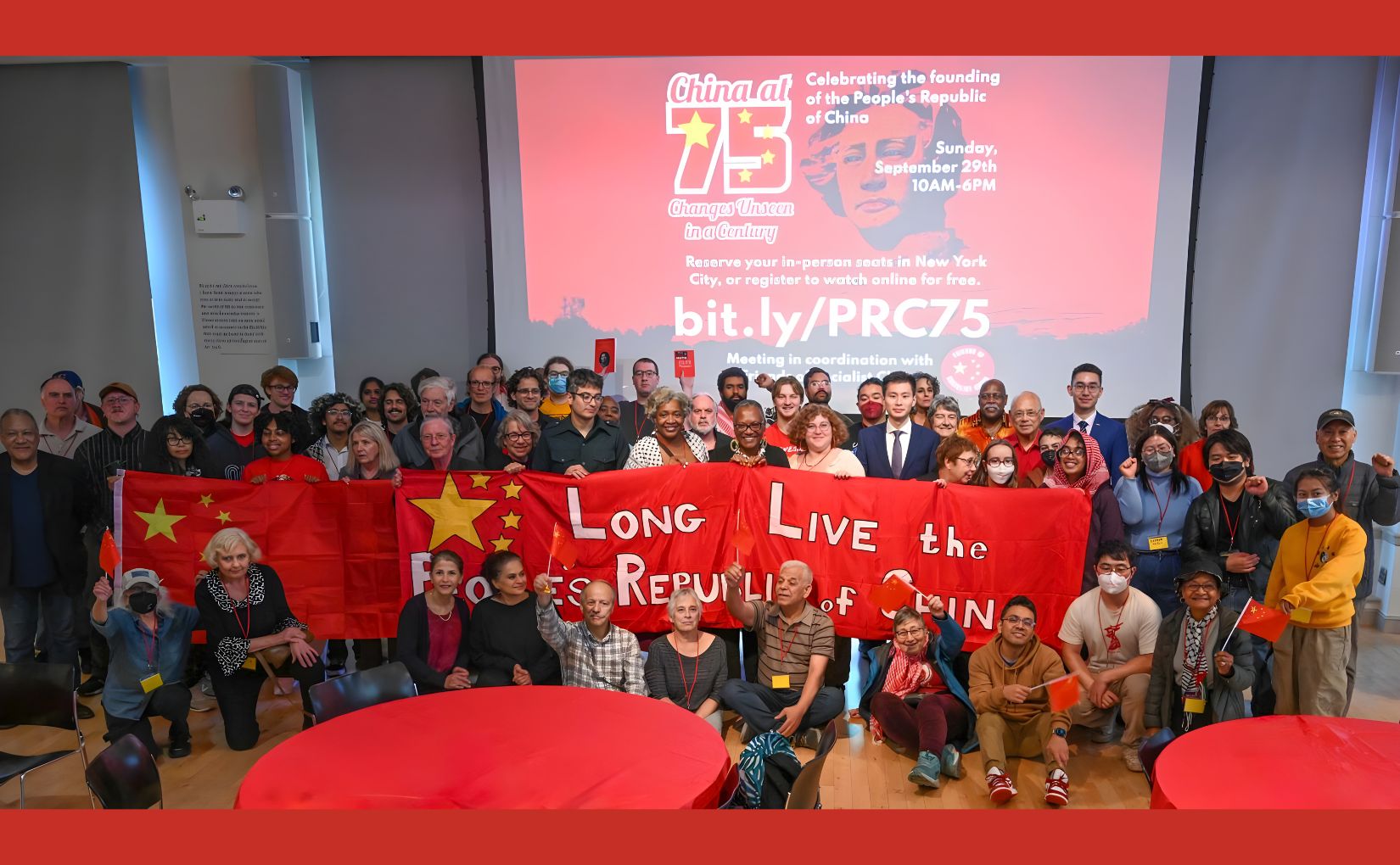 Historic event in the US celebrates China at 75 - Friends of Socialist ...