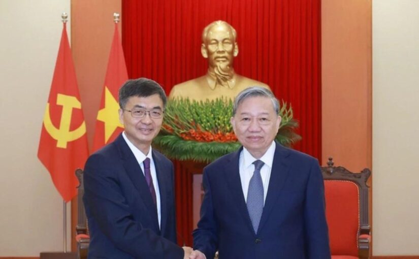 Vietnamese Party chief welcomes Party Secretary of China’s Guangxi