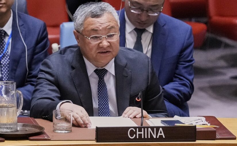 China sets out position on Palestine and Strait of Hormuz at UN